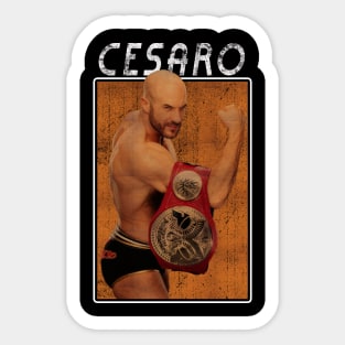 Vintage Wwe Cesaro Sticker